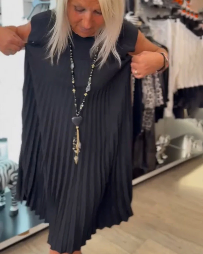 Karolina – Zwiewna plisowana sukienka na lato
