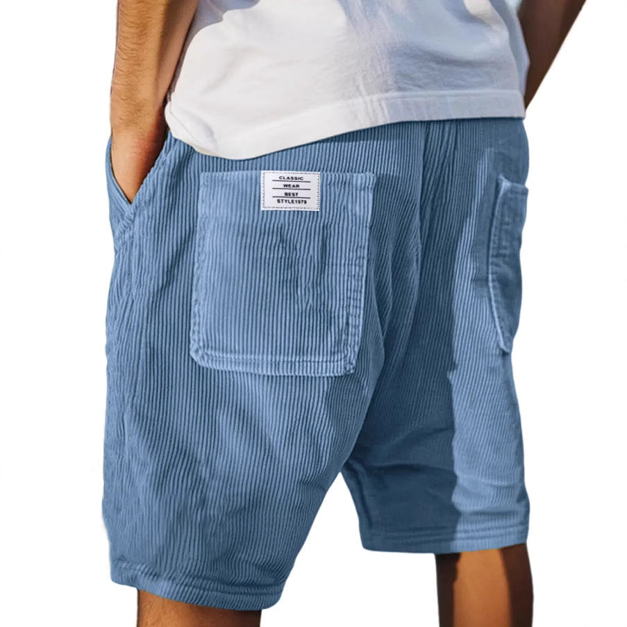 Pawel™ | Krótkie eleganckie szorty welurowe
