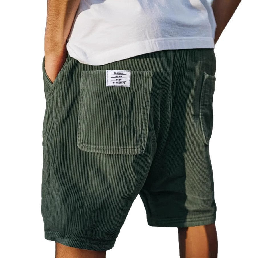 Pawel™ | Krótkie eleganckie szorty welurowe