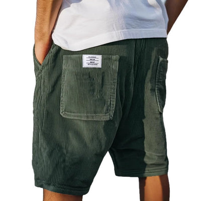 Pawel™ | Krótkie eleganckie szorty welurowe