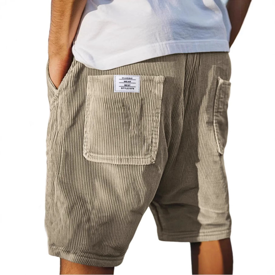 Pawel™ | Krótkie eleganckie szorty welurowe