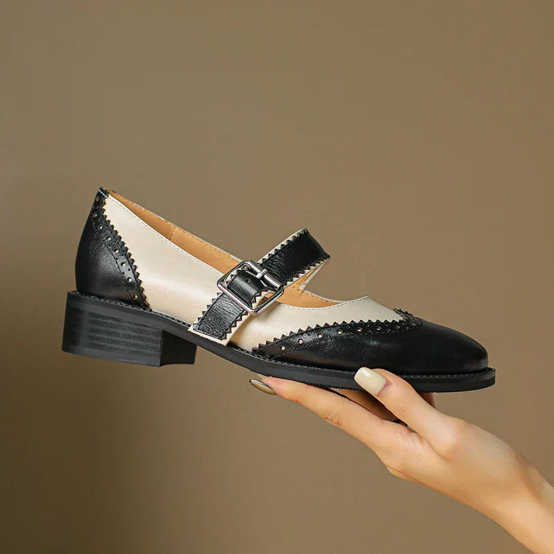 Sarah&Kate™| Skórzane Mary Janes Miana