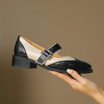 Sarah&Kate™| Skórzane Mary Janes Miana