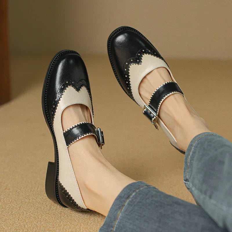 Sarah&Kate™| Skórzane Mary Janes Miana