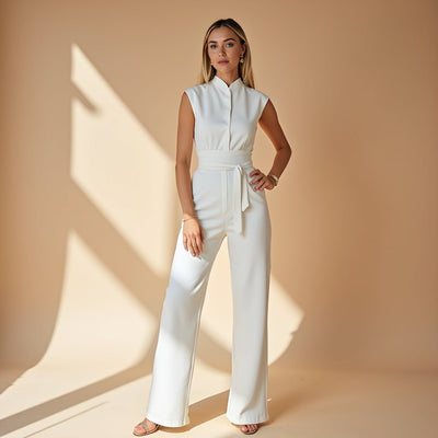 Gabriela - Elegancki kombinezon bez rękawów